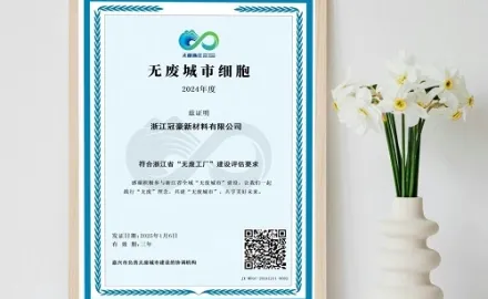 Zhejiang Guanhao Functional Material Co., Ltd. Geëerd met de titel 